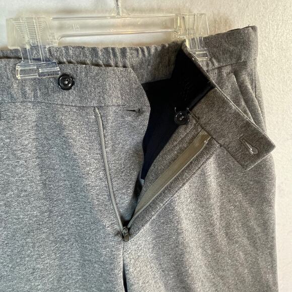 Zara Womens Size M 31 x 27 Heather Gray Dress Comfort Active Ankle Pants Stretch - Picture 3 of 10